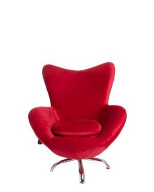 Alquiler silla pop roja giratoria