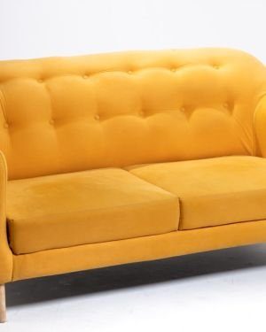 Alquiler sofa mostaza