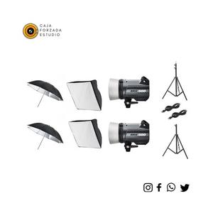 ESTUDIO 2 + FLASH 500WS X2 ELINCHROM COMBO PROFESIONAL