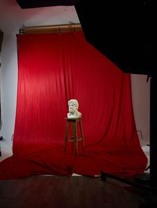 fondo de tela rojo para fotografía 3mt de ancho