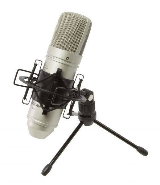 kit microfono Tascam TM 80 + interfaz de audio Alquiler
