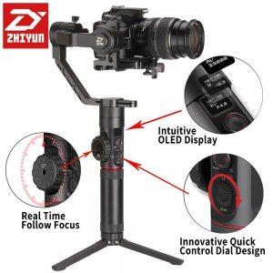 kit video basico Gimbal ESTABILIZADOR VIDEO zhiyun crane 2 +camara  sony A6500 4k slog2 y 3 + lente ALQUILER