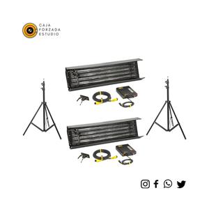 kit x 2 Kino flo 120×4 CFL