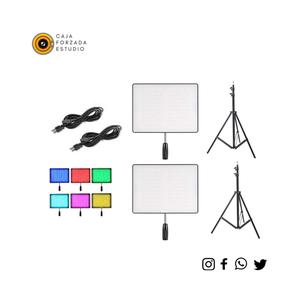 Kit x2 Lampara led RGB multicolor 600