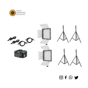 kit x 3 Lampara 600 led panel – 4680 lux