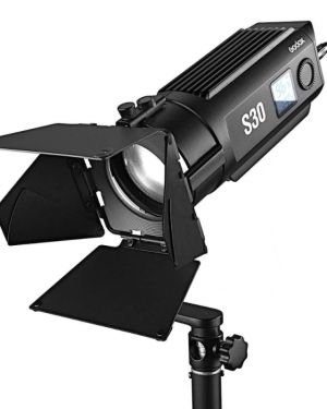 LED spotlight godox s30 enfocable 30w LED COB alquiler