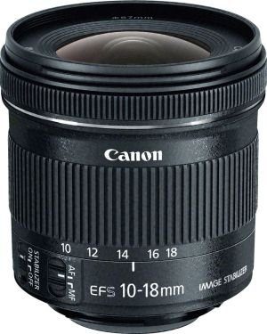 Lente gran angular 10-18 canon APSC Alquiler