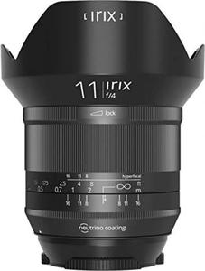 lente 11mm Irix Blackstone 11mm f4 para canon, nikon, sony gran angular