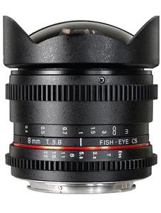 lente 8mm 3.5 ojo de pez Cine DS  para nikon, canon, sony