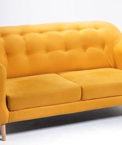 sofa mostaza