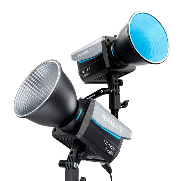 Alquiler Kit 2 Luces Nanlite 120C RGB + Softbox Parabolic