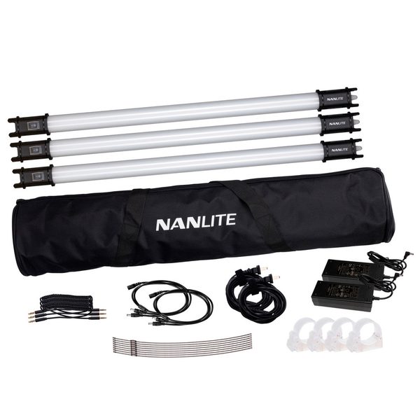 Alquiler Kit x3 Nanlite PavoTube 15C RGB LED 60cm