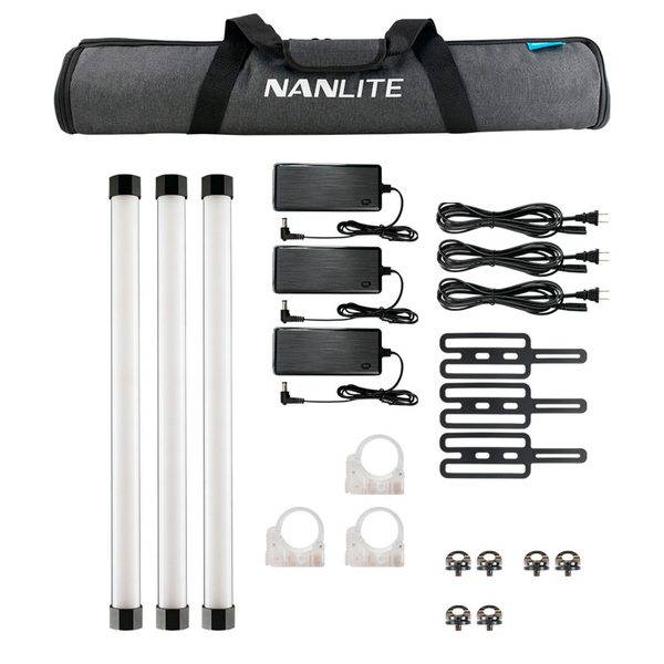 Alquiler Kit x3 Nanlite PavoTube 15X RGB LED 60cm