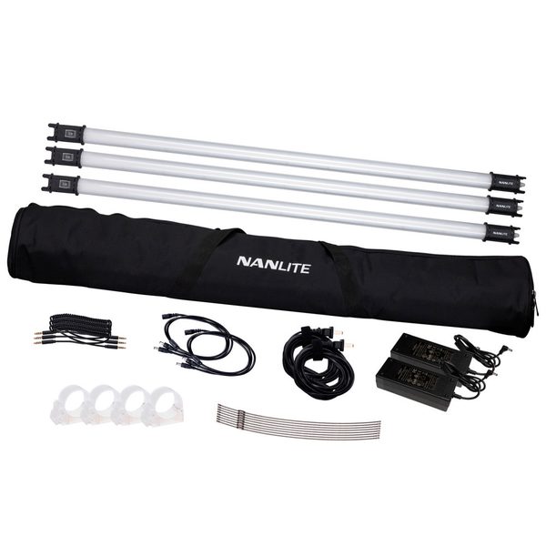 Alquiler Kit x3 Nanlite PavoTube 30C RGB LED 120cm