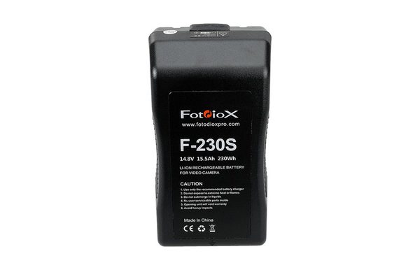 Bateria V-mount Fotodiox F230s alquiler¡