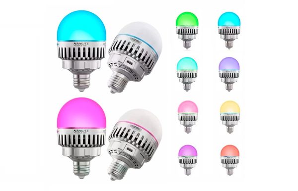 Bombillos Nanlite PavoBulb 10C Kit de 8 alquiler