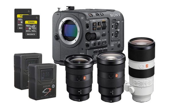 Combo C17 – Sony FX6 + Set 3 lentes Sony alquiler