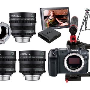 Combo C01 – Canon R5 + Xeen CF 3 lentes PL alquiler