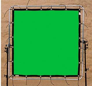 Tela chroma 6×6 con marco alquiler