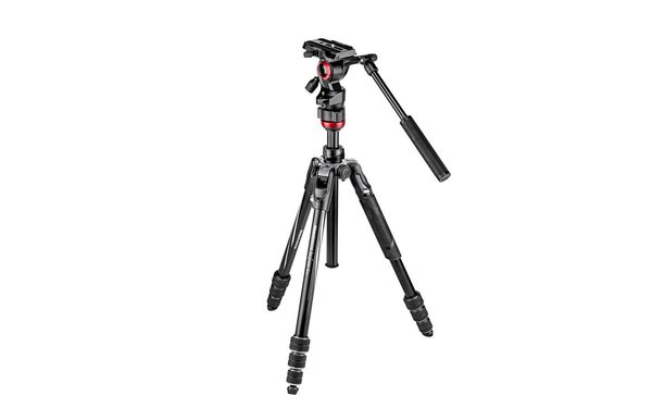 Trípode cabeza fluida Manfrotto Befree Kit alquiler
