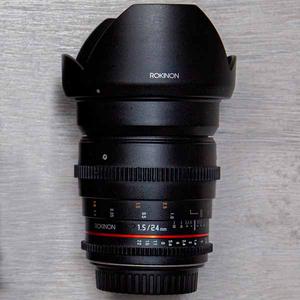 Lente Rokinon-Cine, 24mm T1.5 EF