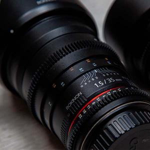 Lente Rokinon-Cine 35mm T1.5 EF