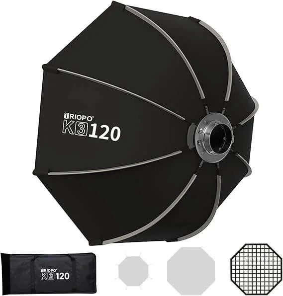 Octabox Triopo k3 de 120cm Montura Bowens (alquiler)