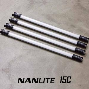 x4 Luces Led Nanlite Pavotube 15C, (60cm) Tubo RGB