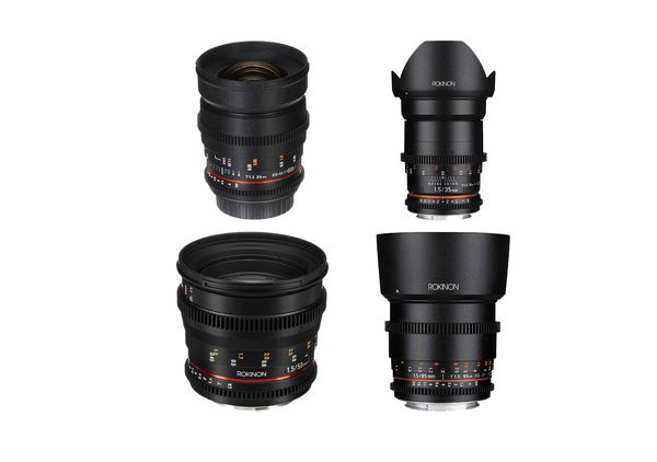 SET PRIME ROKINON CINE 1.5