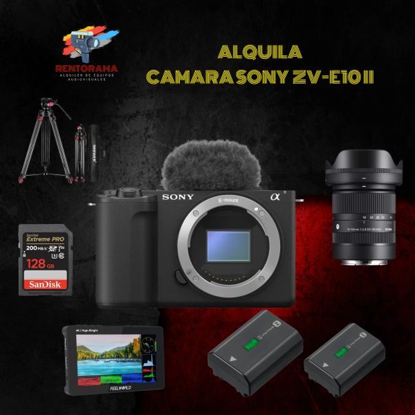 Alquiler de Camara Sony ZV E10 II