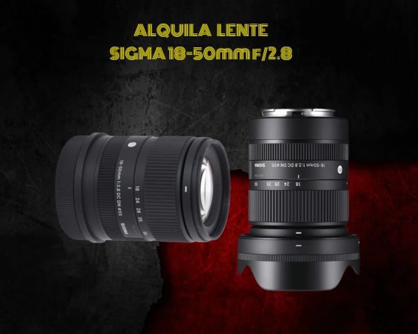 Alquiler de Lente Sigma 18-50mm f/2.8 Montura E