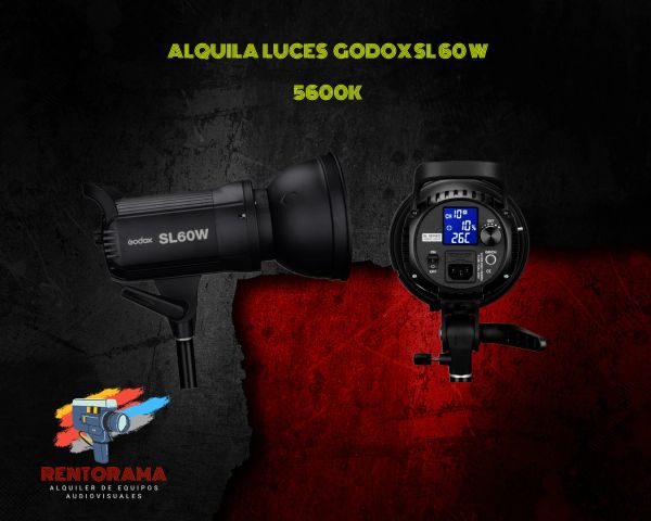 Alquiler de luces Godox SL 60 W LED X 2 unidades