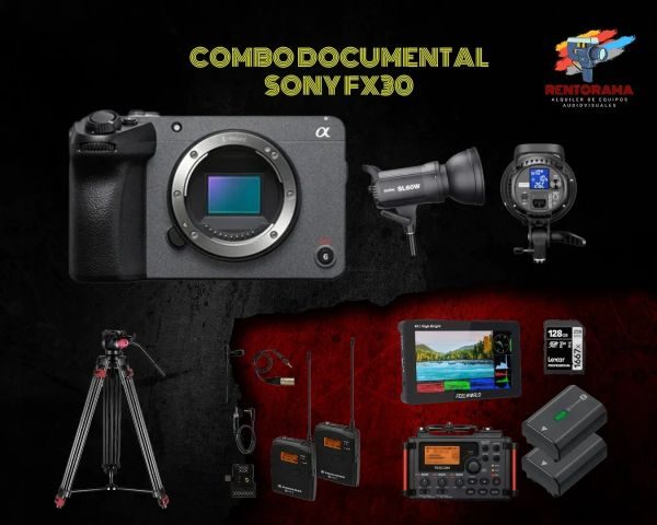 Alquiler de Sony FX30 Combo Documental