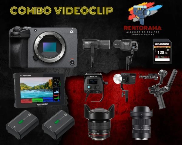 Alquiler de Sony fx30 Combo VideoClip