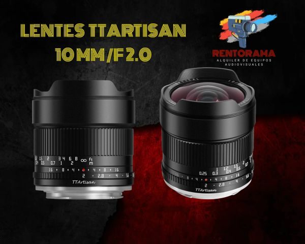 Lentes TTartisan 10mm / F2.0