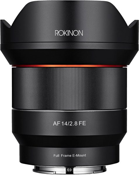 Lente de enfoque automático de cuadro completo F2.8 de 14 mm Rokinon para Sony E