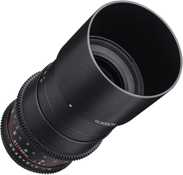 LENTE MACRO Y TELE 100 MM ROKINON CINE DS APERTURA T 3.1 MONTURA EF